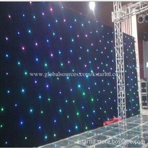 LED Star Cloth with 20 Pieces Supper Bright LED Per Square Meter, AC 90-260V
